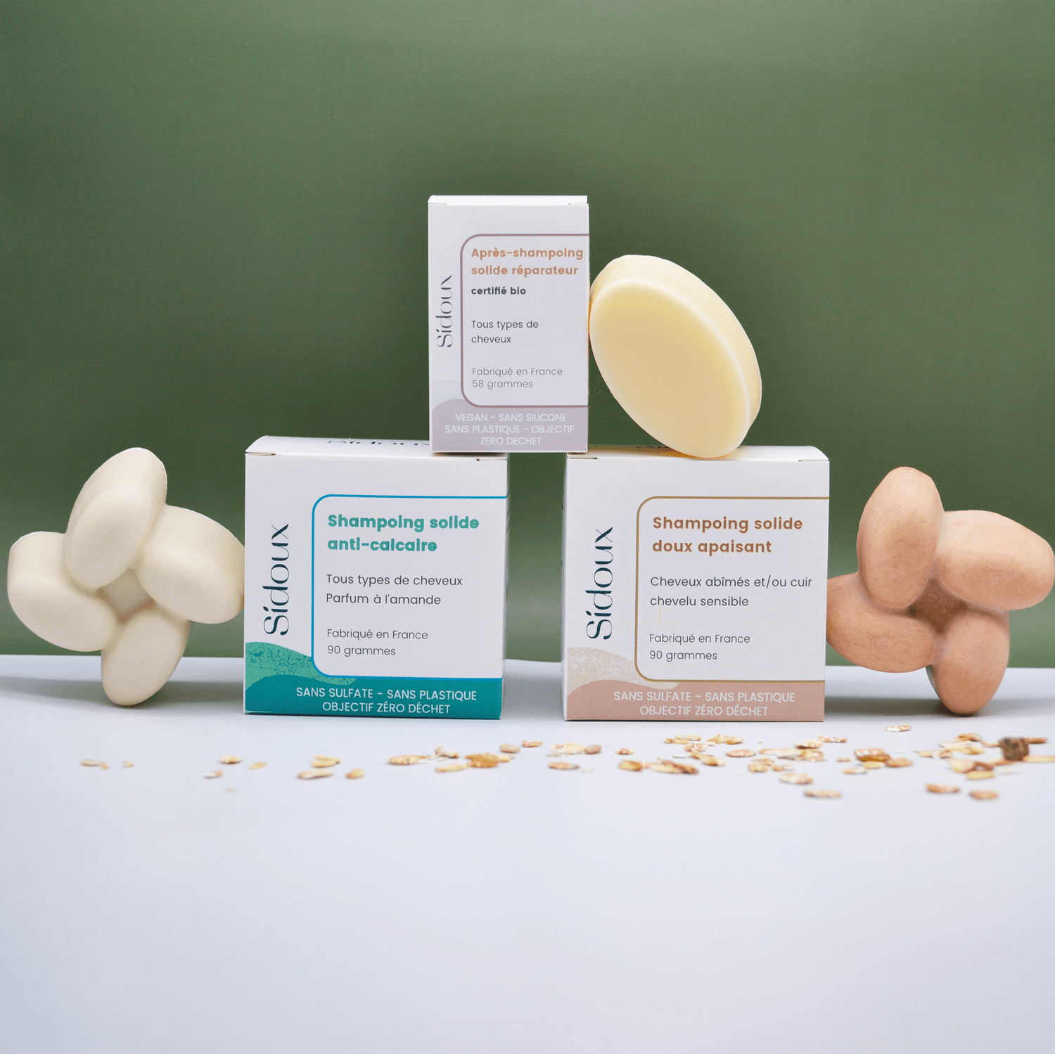 Le duo essentiel cheveux - Sidoux : Cosmétiques solides naturels, éco-responsables & éthiques